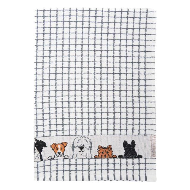 Samuel Lamont Poli-dri Jacquard Dogs Tea Towel