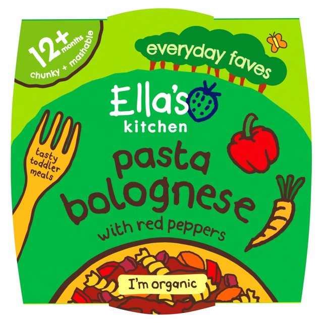 Ella’s Kitchen Pasta Bolognese Toddler Tray Meal 12+ Months, 200g