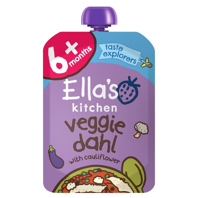Ella’s Kitchen Veggie Dahl Baby Food Pouch 6+ Months, 100kg