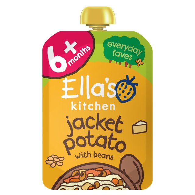 Ella’s Kitchen Jacket Potato, Beans and Cheese Baby Food Pouch 6+ Months, 100kg