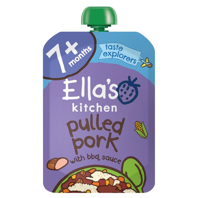 Ella’s Kitchen Pulled Pork Baby Food Pouch 7+ Months, 130g