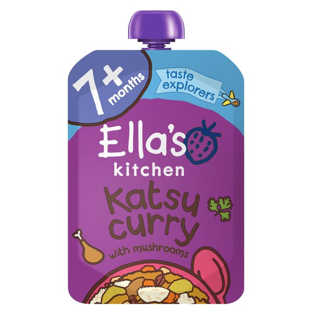 Ella’s Kitchen Katsu Curry Baby Food Pouch 7+ Months, 130g