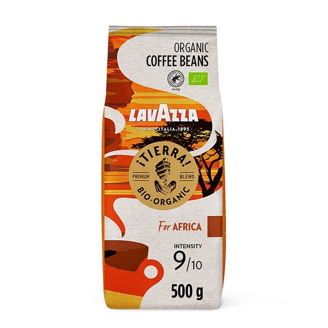 Lavazza Tierra For Africa Organic Coffee Beans, 500g