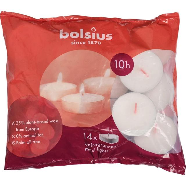 Bolsius Tealights 10hr -14Pk, 14 Per Pack