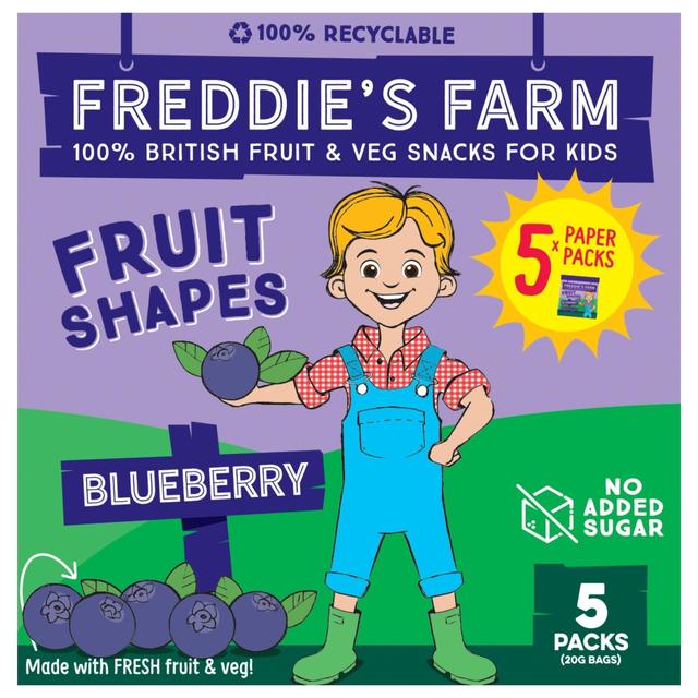 Freddie's Farm Fruit Shapes Multipack Blueberry