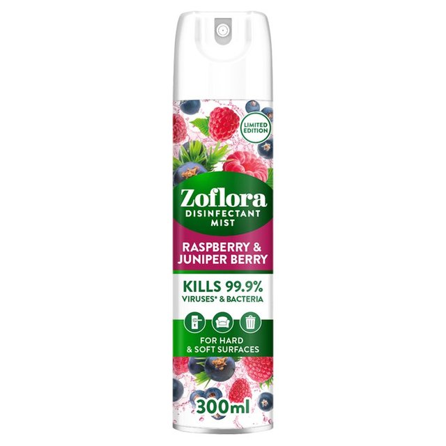 Zoflora Raspberry & Juniper Berry Disinfectant Mist, 300ml