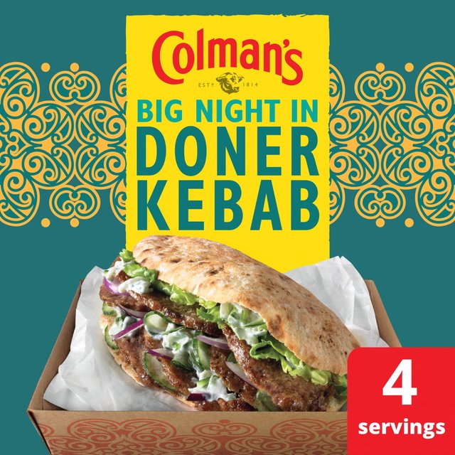 Colman’s Doner Kebab Dry Packet Mix, 38g
