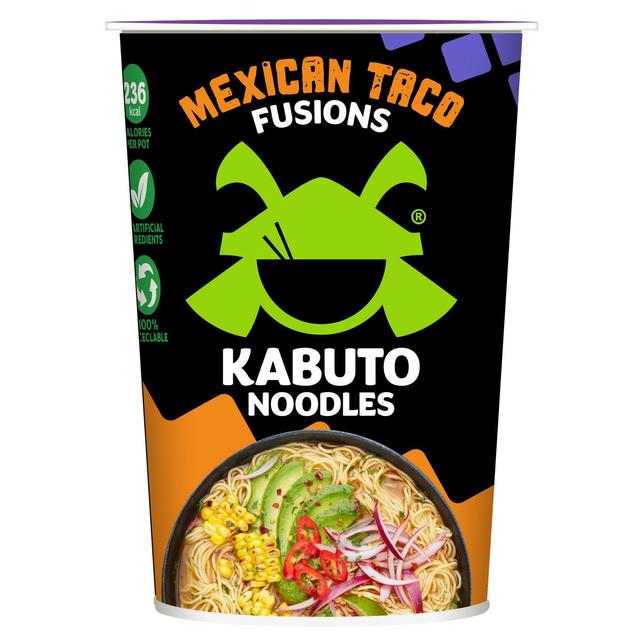 Kabuto Noodles Fusion Mexican Taco, 65g