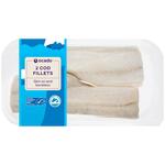 Ocado 2 MSC Cod Fillets Skin On & Boneless