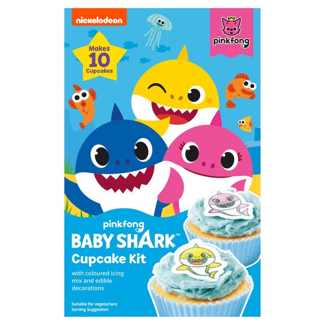 Symingtons Baby Shark Cupcake Kit 131g