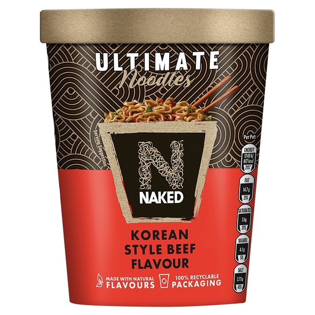 Naked Ultimate Noodles Korean Style Beef Flavour, 90g