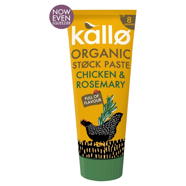 Kallo Organic Chicken and Rosemary Stock Paste, 100g