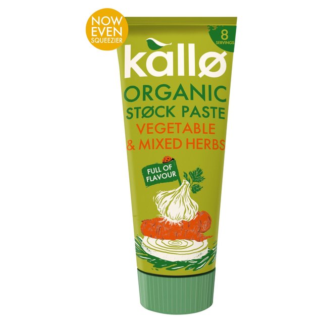 Kallo Organic Vegetable and Mixed Herbs Stock Paste, 100g