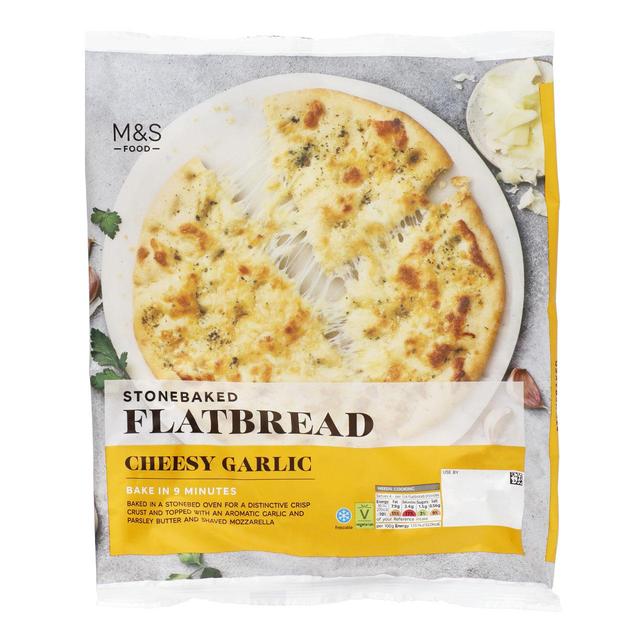 M & S Cheesy Garlic Butter Flatbread, 260g