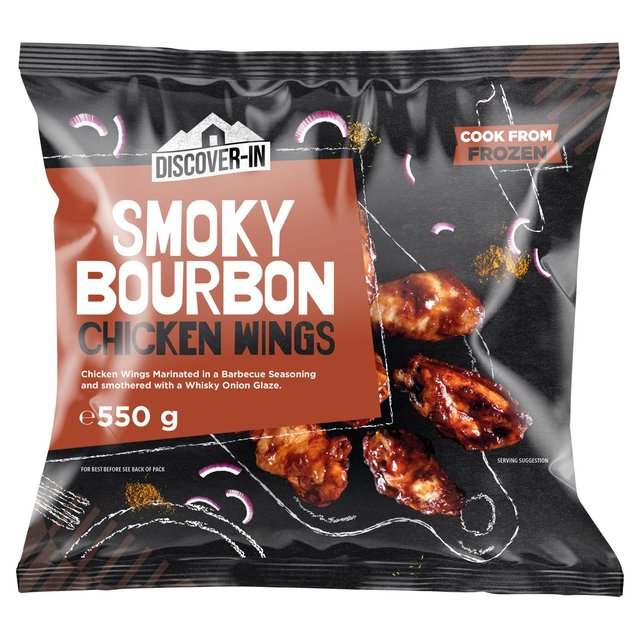 Discover In Smoky Bourbon Wings, 550g