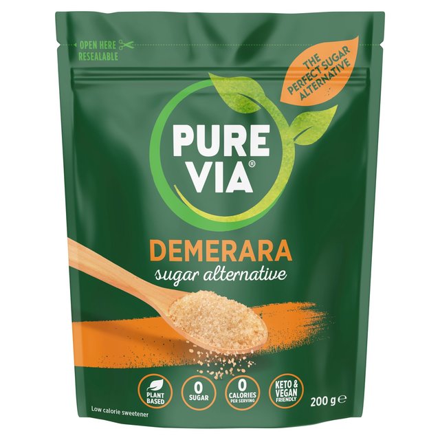 Pure Via Demerara Sugar Alternative, 200g