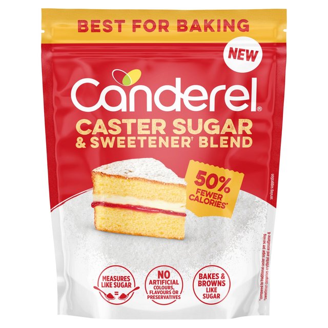 Canderel Caster Sugar & Sweetener Blend, 370g