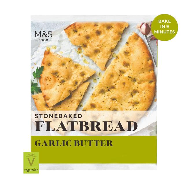 M & S Garlic Butter Flatbread, 230g