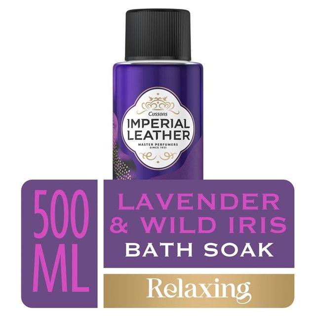 Imperial Leather Vegan Relaxing Bath Soak Lavender & Wild Iris, 500ml