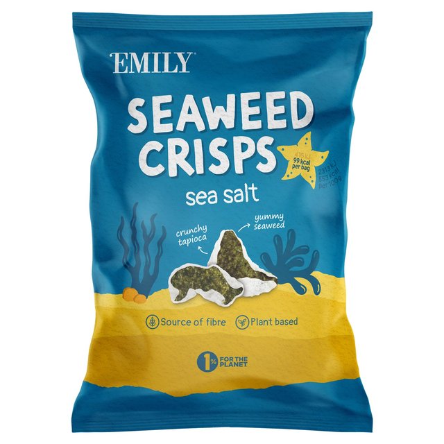 Abakus Foods Seaweed Crisps, Sea Salt, 18g