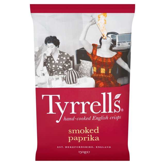 Tyrrells Smoked Paprika Sharing Crisps, 150g