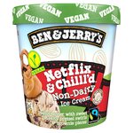 Ben & Jerry's Non-Dairy Netflix & Chilll'd Peanut Butter Vegan Ice Cream