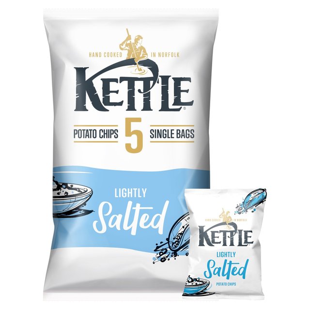 Kettle Chips Lightly Salted Multipack, 125g