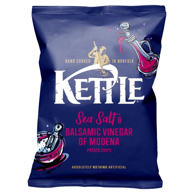 Kettle Chips Sea Salt & Balsamic Vinegar of Modena, 130g