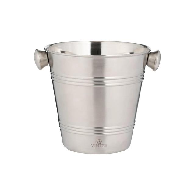 Viners BarwareSilver Single Wall Ice Bucket, 1l