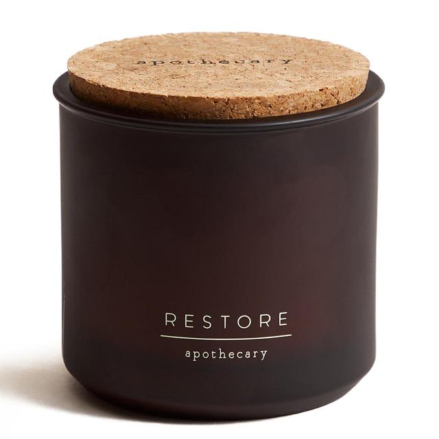 M & S Restore Refillable Candle, One Size, Amber
