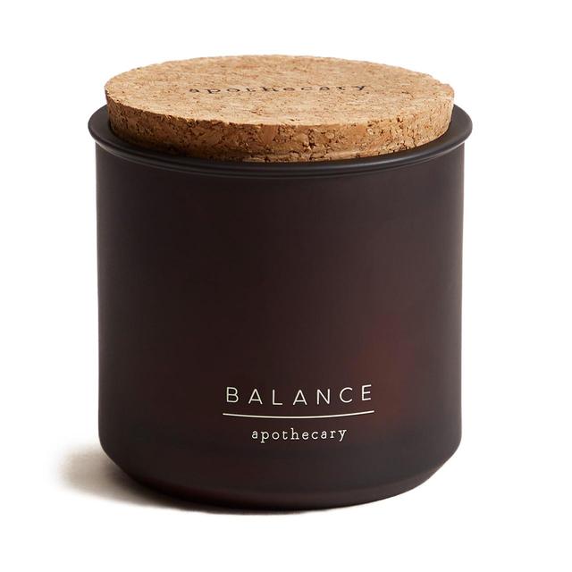 M & S Balance Refillable Candle, One Size, Amber
