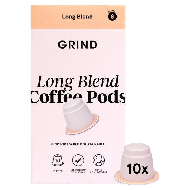 Grind Pod Refills Lungo Blend, 10 Per Pack