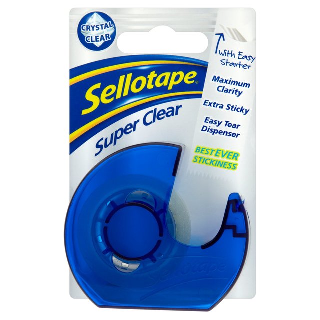 Sellotape Super Clear Dispenser 18mm, 15m