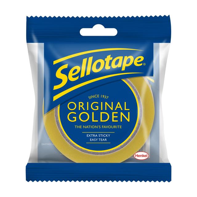 Sellotape Original Golden 24mm, 24mm 50m