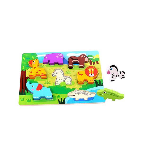 A B Gee Wooden Animal Chunky Puzzle