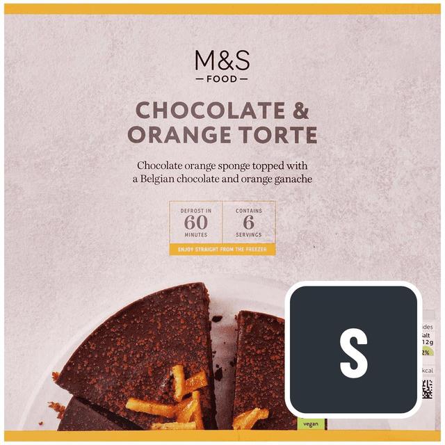 M & S Chocolate & Orange Torte Frozen, 350g