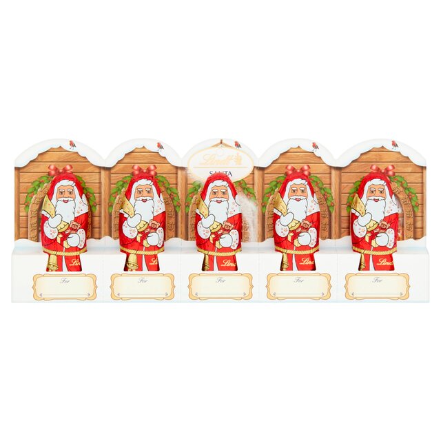 Lindt Santas