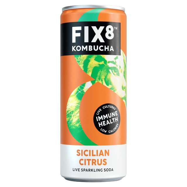 Fix8 Sicilian Citrus Kombucha, 250ml