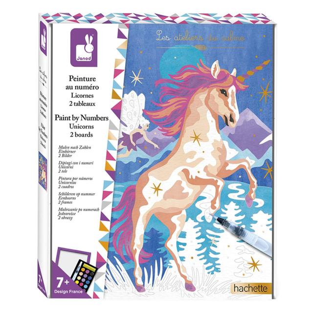 Janod Paint by Numbers, Unicorns