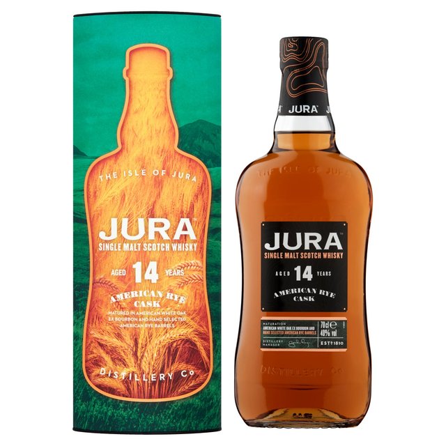 Jura 14 Year Old American Rye Whisky, 70cl