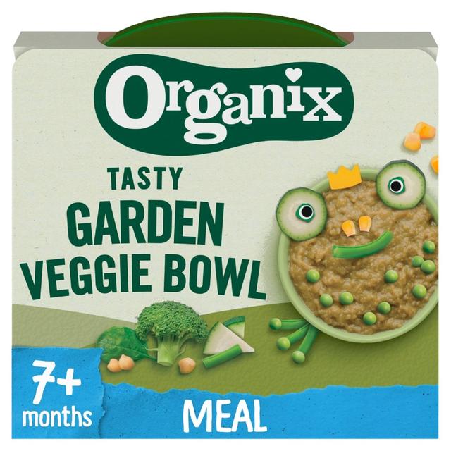 Organix Tasty Garden Veggie Bowl Baby Food 7 Months, 130g