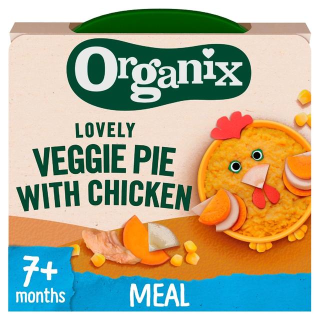 Organix Chicken & Vegetable Pie Baby Food 7 Months, 130g