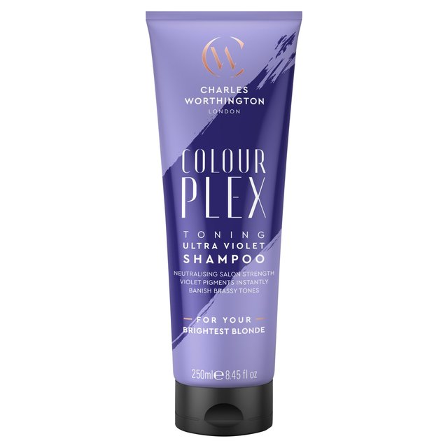 Charles Worthington Colourplex Toning Ultra Violet Shampoo, 250ml