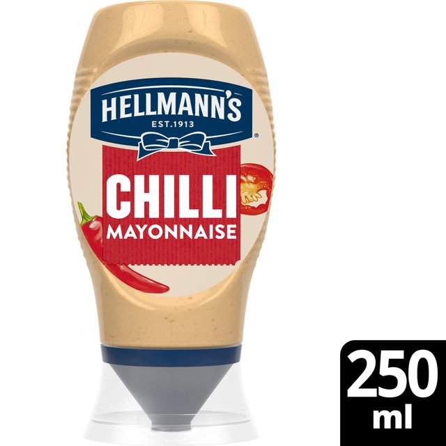 Hellmann’s Chilli Squeezy Mayonnaise, 250ml