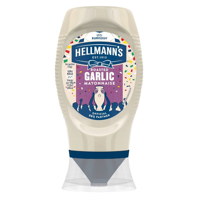 Hellmann’s Garlic Squeezy Mayonnaise, 250ml