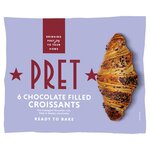 Pret 6 Chocolate Frozen Croissants