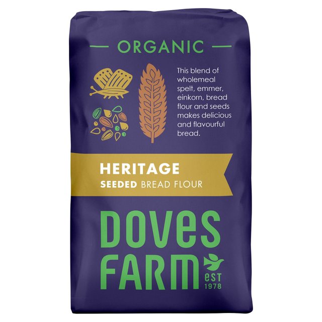 Doves Farm Organic Heritage Seeded Bread Flour, 1kg