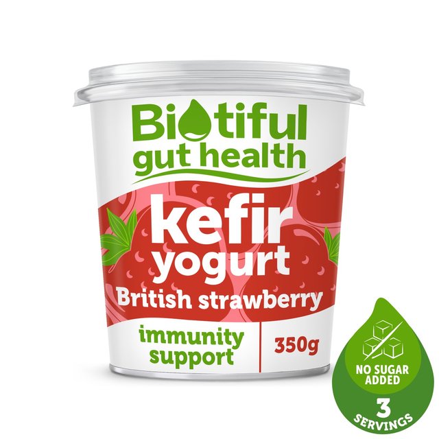 Biotiful Kefir Yogurt British Strawberry, 350g