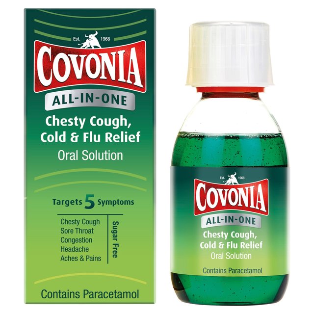 Covonia All-In-One Chesty Cough Oral Solution, 160ml