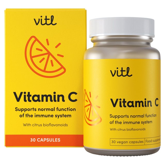 Vitl Vitamin C Capsules, 30 Per Pack